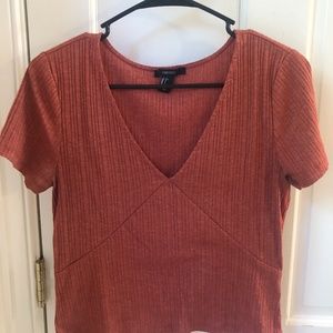 Forever 21 Rust Colored Crop Top